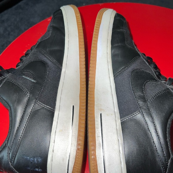 Nike Air Force 1 07’ Black/White/Gum - Sz 10 (Rare Deadstock) pre-owned - Picture 5 of 7